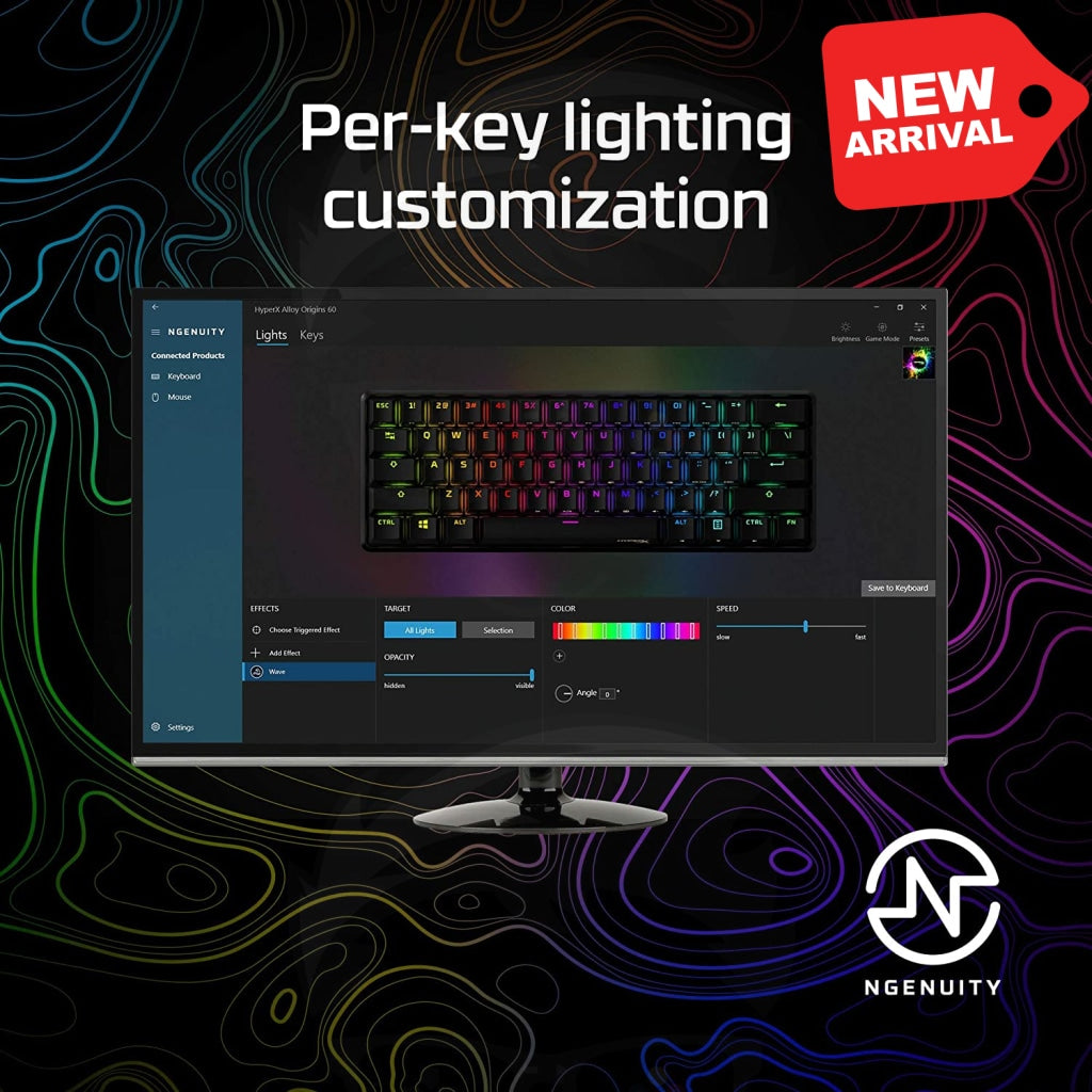 HyperX Alloy Origins 60% - Mechanical Keyboard HyperX Alloy Origins 60% - Mechanical Keyboard
